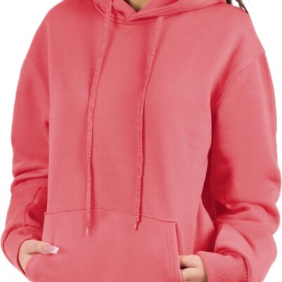 Womens Hoodies Pullover Fleece Sweatshirts Long Sleeve Hoodie With Front Pocket